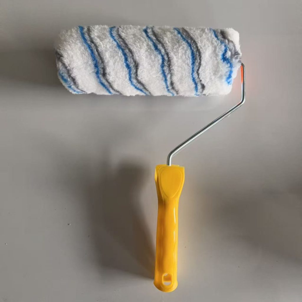 9-inch roller brush, paint brush, microfiber polypropylene fiber, blue-black